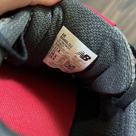 New Balance 460 Men's Black and Gray Athletic Shoes 11.5 Extra Wide 4E - Picture 6 of 9